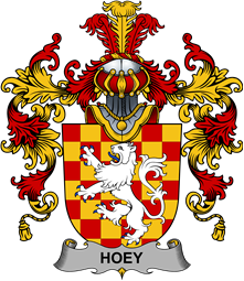 Irish Family Coat of Arms (v.25b) Hoey or O