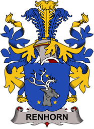 Swedish Coat of Arms for Renhorn