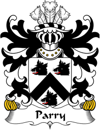 Welsh Coat of Arms for Parry (of Basinwerk, Flint)