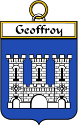 French Coat of Arms Badge for Geoffroy