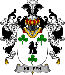 Irish Family Coat of Arms (v.25b) Killeen or O