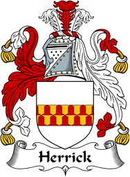 English Coat of Arms for the family Herrick