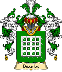 French Family Coat of Arms (v.25) Beaulac