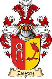 v.23 Coat of Family Arms from Germany for Zangen