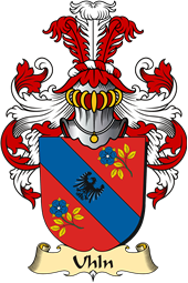 v.23 Coat of Family Arms from Germany for Uhln