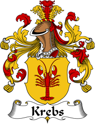 German Wappen Coat of Arms for Krebs