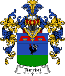 Italian Family Coat of Arms (v.25b) Turrini
