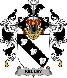 Irish Family Coat of Arms (v.25b) Kenley