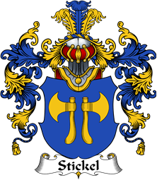 German Wappen Coat of Arms (v.25) Stickel