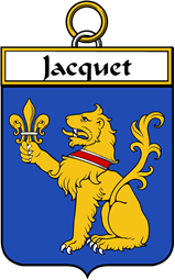 French Coat of Arms Badge for Jacquet