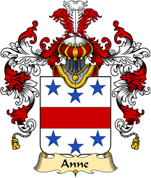 French Family Coat of Arms (v.25) Anne