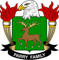Coat of arms used by the Parry family in the United States of America