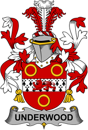 Irish Coat of Arms for Underwood