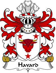 Welsh Coat of Arms for Havard (of Pontwilym, Breconshire)