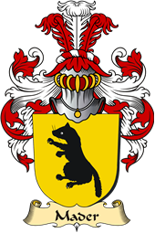 v.23 Coat of Family Arms from Germany for Mader