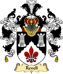 Welsh Family Coat of Arms (v.25) Revell (of Cilgerran, Pembrokeshire)