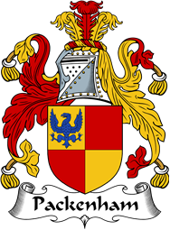 English Coat of Arms for the family Packenham