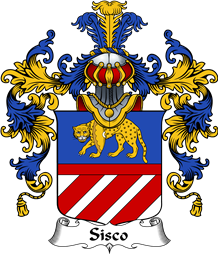Italian Family Coat of Arms (v.25b) Sisco