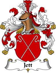 German Wappen Coat of Arms for Jett