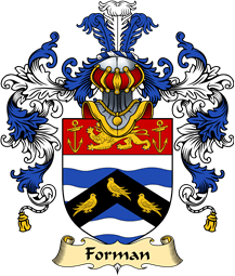 English Family Coat of Arms (v.25) Forman