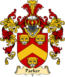 English Family Coat of Arms (v.25) Parker I
