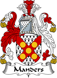 Irish Coat of Arms for Manders