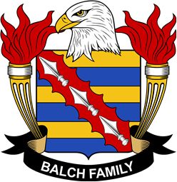 Coat of arms used by the Balch family in the United States of America