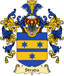 Italian Family Coat of Arms (v.25a) Strada