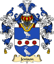 Irish Family Coat of Arms (v.25a) Jenison or Jenyson