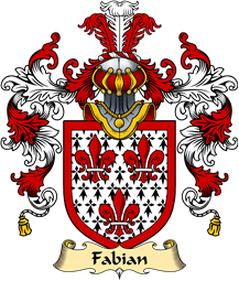 English Family Coat of Arms (v.25) Fabian