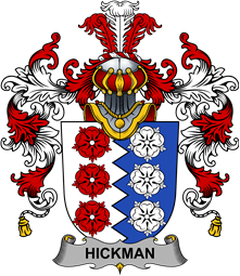 Irish Family Coat of Arms (v.25b) Hickman