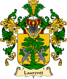 Italian Family Coat of Arms (v.25a) Laurenti