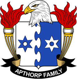 Coat of arms used by the Apthorp family in the United States of America