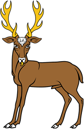 Stag Statant Guardant or at Gaze