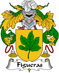 Spanish Coat of Arms for Figueras or Figuera