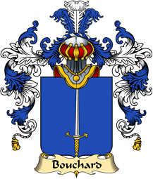 French Family Coat of Arms (v.25) Bouchard II