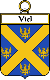 French Coat of Arms Badge for Viel