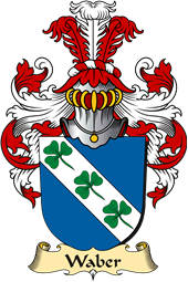 v.23 Coat of Family Arms from Germany for Waber
