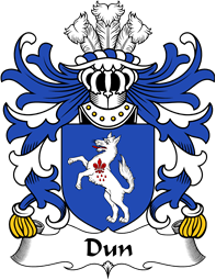 Welsh Coat of Arms for Dun (or DONNE, Sir Daniel)