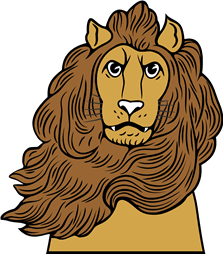 Lion Head Affronty Couped
