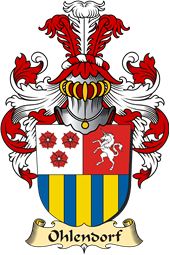 v.23 Coat of Family Arms from Germany for Ohlendorf