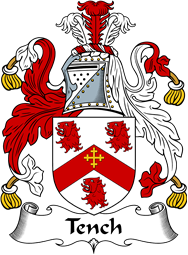 English Coat of Arms for the family Tench
