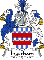 English Coat of Arms for the family Ingerham