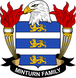 Coat of arms used by the Minturn family in the United States of America