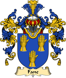 English Family Coat of Arms (v.25) Fane
