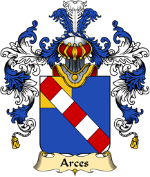 French Family Coat of Arms (v.25) Arces