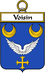 French Coat of Arms Badge for Voisin