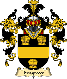 English Family Coat of Arms (v.25) Seagrave or Seagrove