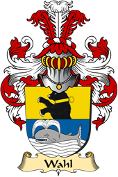 v.23 Coat of Family Arms from Germany for Wahl