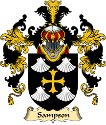 English Family Coat of Arms (v.25) Sampson
